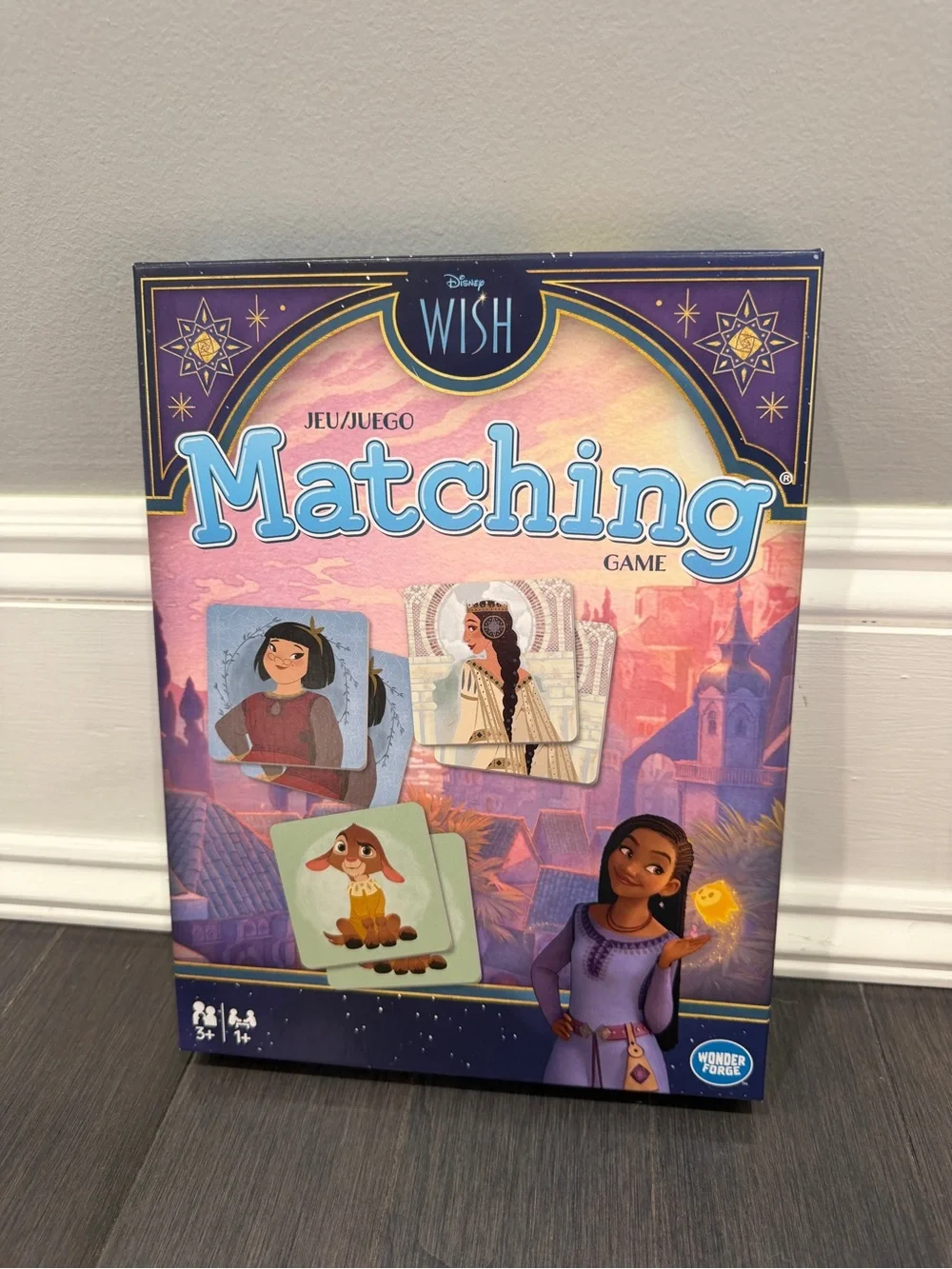 NWT Disney Wish Matching Game - Purple, Pink, Blue Kids Toddler Learning